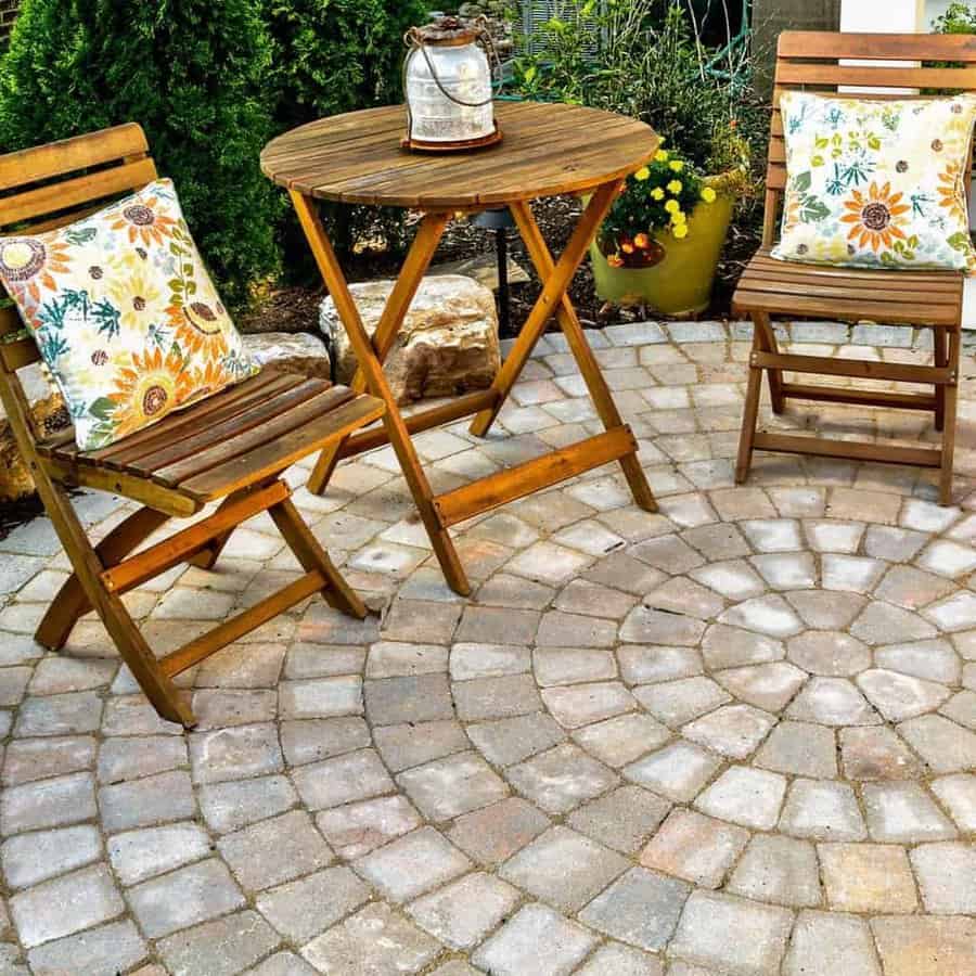 Paved Patio Small Backyard Patio Ideas Outdoorartisan